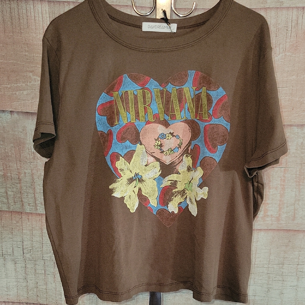 Daydreamer Brown Graphic Tee